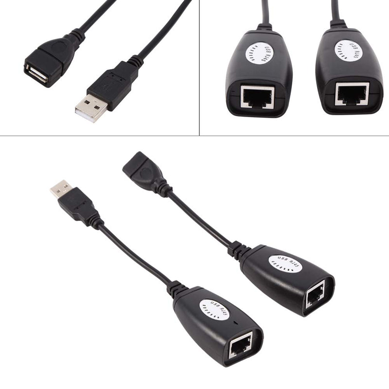 USB to RJ45 Adapter, Richer-R USB 2.0 To RJ45 Ethernet Extension Extender Network Adapter Cable Wired Lan Ideal for Use with USB Cameras, Printers, Web Cameras, Keyboard, Mouse Extensions and Any Othe - LeoForward Australia