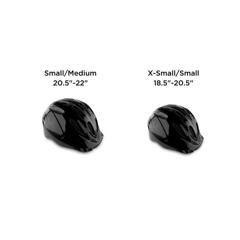 Joovy Noodle Multi-Sport Helmet XS-S, Kids Adjustable Bike Helmet, Black X-Small/Small (Pack of 1) - LeoForward Australia