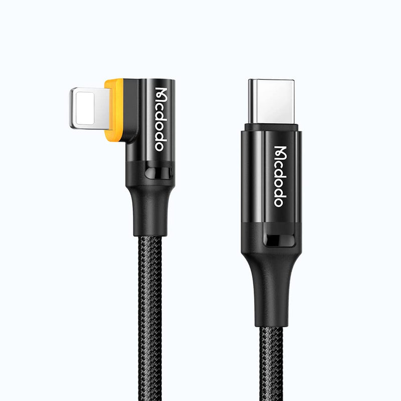  [AUSTRALIA] - [Type C to Phone 13 Pro Max] Smart Power Off/On LED Auto Disconnect and Auto Recharge Nylon Braided Sync Charge USB Data 6.5FT/2M Cable Compatible New Phone List Below Black