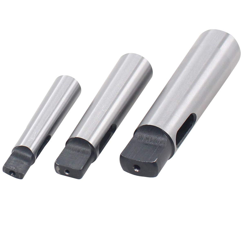 ApplianPar Pack of 3 MT1 to MT2, MT2 to MT3, MT3 to MT4 Taper Drill Sleeve Reducing Adapter for Lathe Milling - LeoForward Australia