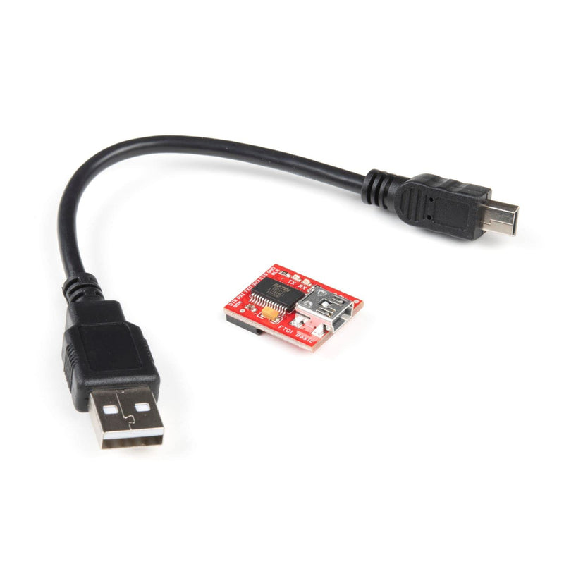  [AUSTRALIA] - SparkFun FTDI Starter Kit - 3.3V - What You Need to get Started with FTDI FT232RL USB to Serial IC Compatible with Arduino or General Serial Applications USB Mini-B