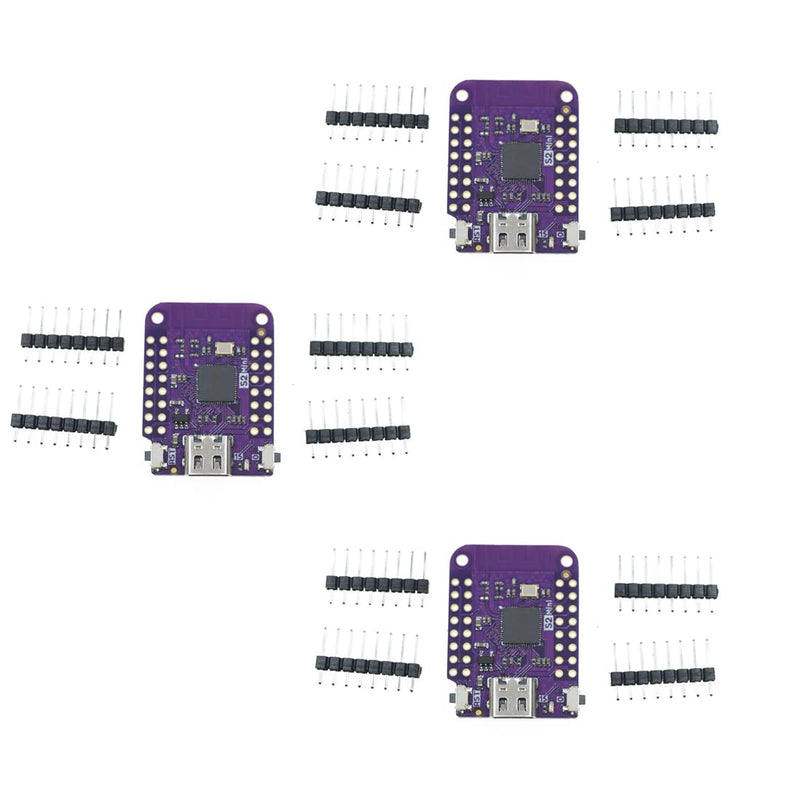  [AUSTRALIA] - HiLetgo 3pcs ESP32 S2 Mini WiFi Board Based ESP32-S2FN4R2 ESP32-S2 4MB Flash Type-C Connect