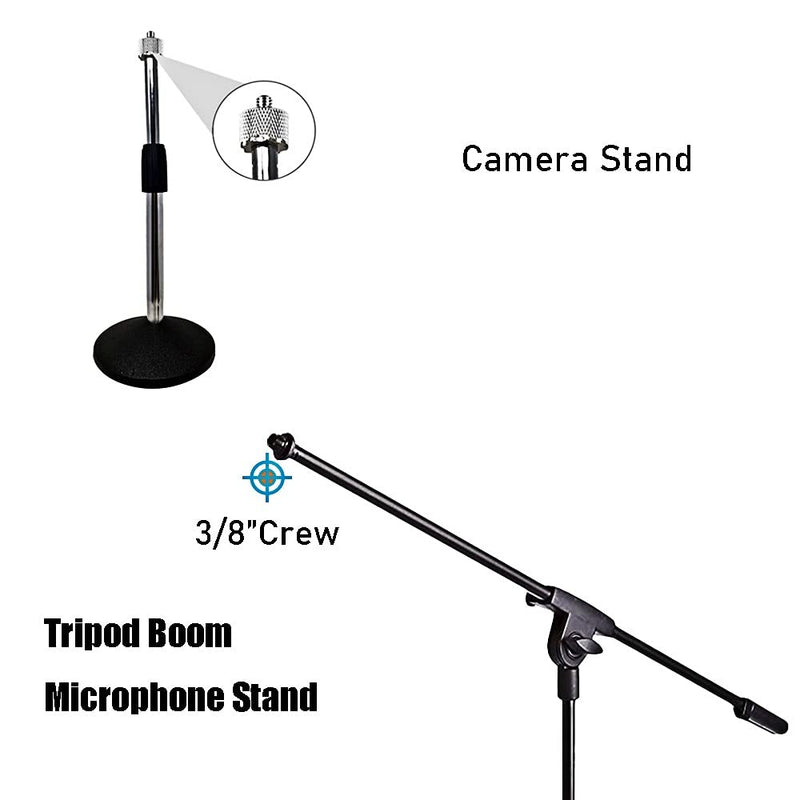  [AUSTRALIA] - YUZUHOME Thread Adapter Microphone Stand 3/8"-16 Female To 1/4"-20 Male For Camera Monitor, Mount Avatar, Qr Plate,3/8" To 1/4" Adapter, Microphone Stand Adapter To Tripod Adapter, 2 Grain. 5/8" 1/4"