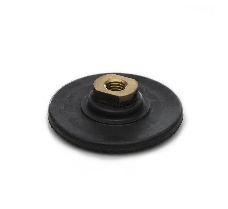  [AUSTRALIA] - GP12726 Hook and Loop Rotary Backing Pad with Water Feed Hole, 5/8''-11 Thread/Diameter 4 inch