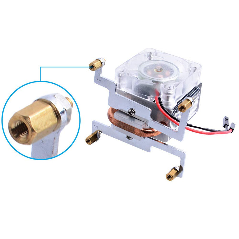  [AUSTRALIA] - GeeekPi Raspberry Pi Cooling Fan, Raspberry Pi ICE Tower Cooler, RGB Cooling Fan with Raspberry Pi Heatsink for Raspberry Pi 4 Model B & Raspberry Pi 3B+ & Raspberry Pi 3 Model B