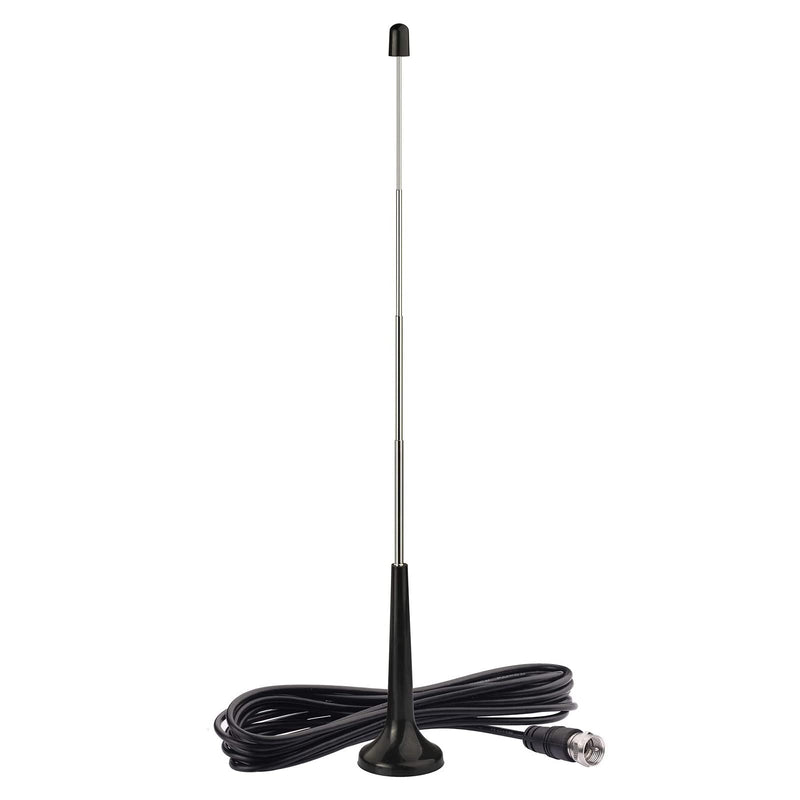  [AUSTRALIA] - Bingfu Telescopic FM Antenna Magnetic Base FM Radio Antenna for Pioneer Onkyo Yamaha Marantz Sherwood Indoor FM Radio Bluetooth Home Stereo Receiver AV Audio Video Home Theater Receiver Tuner