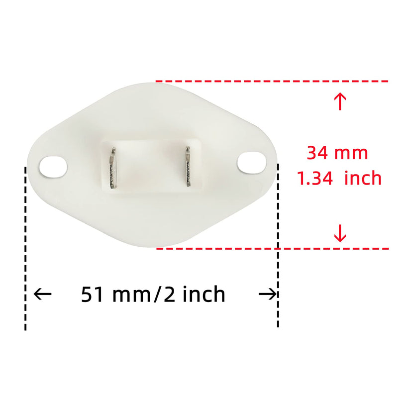 [AUSTRALIA] - BOJACK 8577274 Dryer Thermistor Replacement part Exact -Fit for Whirlpool Kenmore KitchenAid Dryers - Replaces 3976615 AP3919451 WP8577274 PS993287 3390292(2pcs)