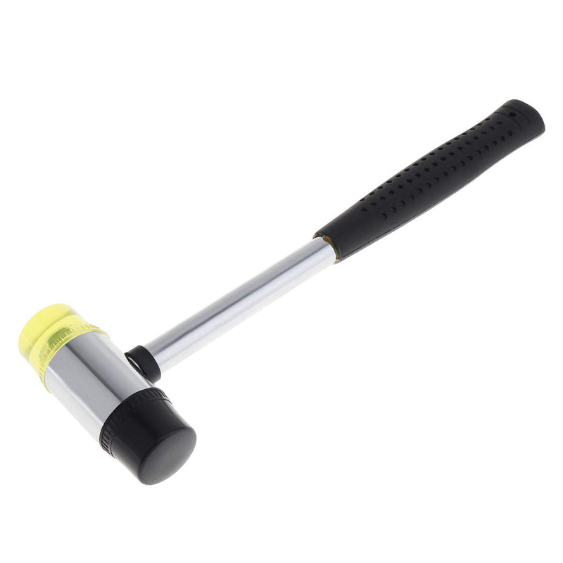  [AUSTRALIA] - ChgImposs 30mm/1.18" Double- Faced Soft Mallet, Rubber Hammer Work Glazing Window Nylon Hammer with Round Head and Non-slip Handle DIY Hand Tool