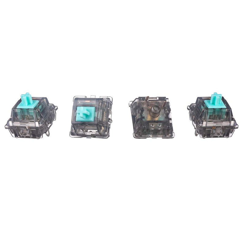 DUROCK Linear Switches 67g Translucent Smokey L5 Switch with Gold-Plated Spring Smooth Robin Blue Stem 5 Pins Linear Keyswitch for DIY Mechanical Keyboards (20pcs, Blue Smokey) 20pcs - LeoForward Australia
