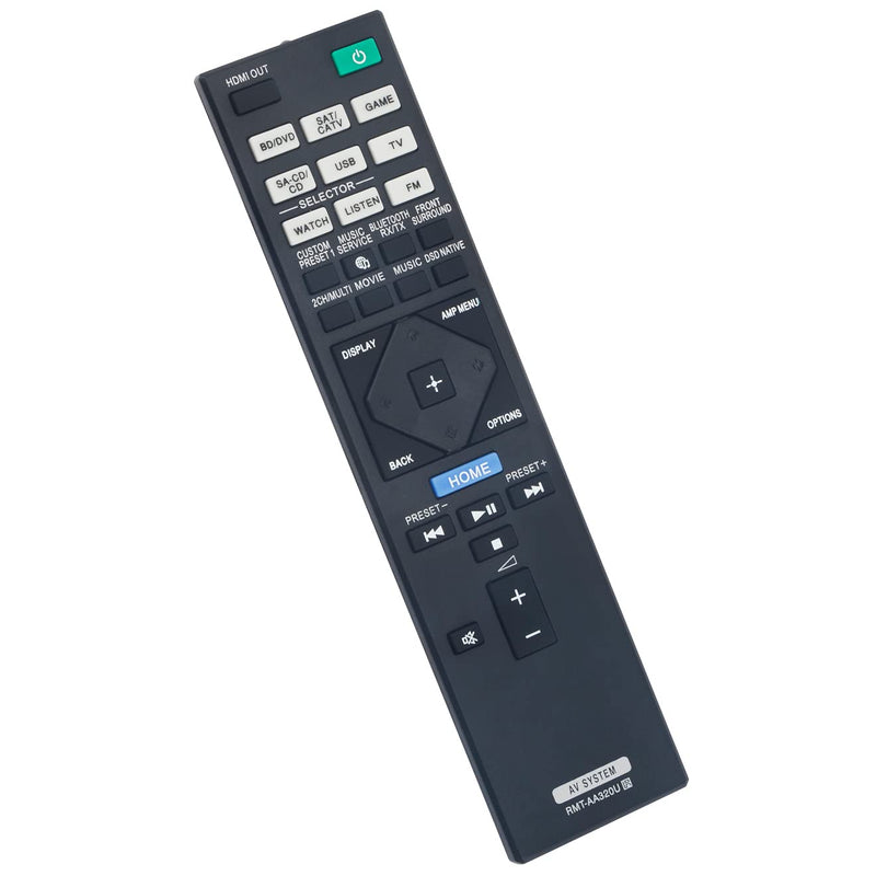 RMT-AA320U RMTAA320U Replace Remote Control fit for Sony Multi Channel Stereo AV Receiver STR-DN1080 STR-ZA810ES STRDN1080 STRZA810ES - LeoForward Australia