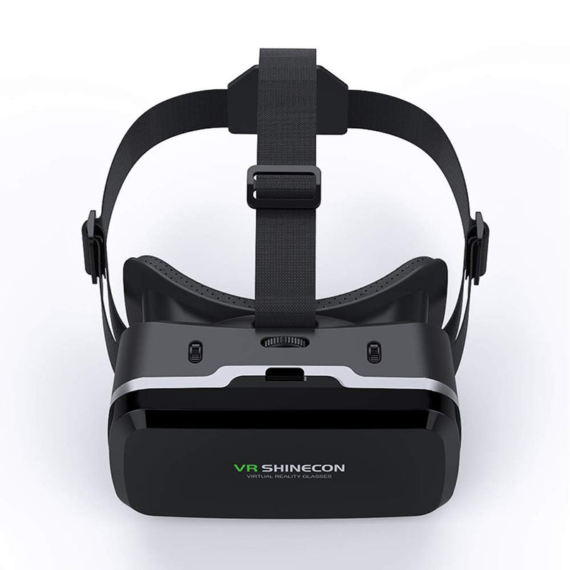  [AUSTRALIA] - VR Headset with Remote Controller,3D Glasses Virtual Reality Headset for VR Games & 3D Movies, VR Headset for iPhone & Android Phone,VR Glasses Suitable for Kids and Adults VR headphone with handle