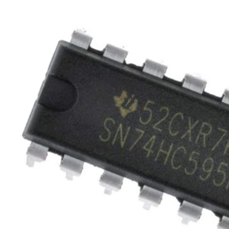  [AUSTRALIA] - 10PCS IC 74HC595 74595 SN74HC595N 8-Bit Shift Register DIP-16 NEW GOOD QUALITY - Black