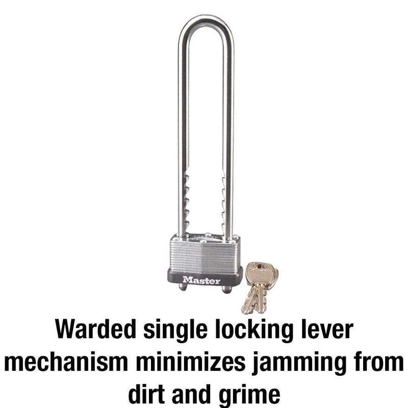  [AUSTRALIA] - Master Lock 517D Laminated Padlock with Long Shackle Standard