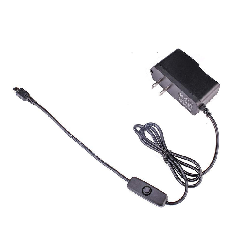  [AUSTRALIA] - Enokay Power Supply for Raspberry Pi 2 3 b b+ 5V 2.5A Micro USB Charger Adapter with On Off Switch