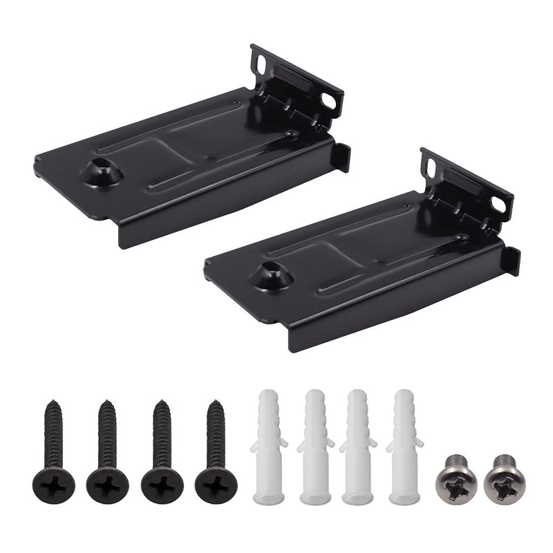  [AUSTRALIA] - Tendodo 1 Pair of Black Wall Mounting Bracket for LG S40Q S65Q SL4Y SL5R SK5Y SKM5Y SL6Y SK6Y SKM6Y SL7Y SN6Y SN7Y SL8YG Sound Bar，Wall Bracket with Mounting Accessories