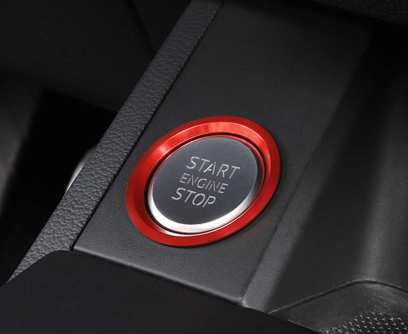 Car Engine Start Stop Button Cover Trim Ring for Audi A6 B8 A6L 8R C7 B9 BT Interior Auto Accessories - LeoForward Australia
