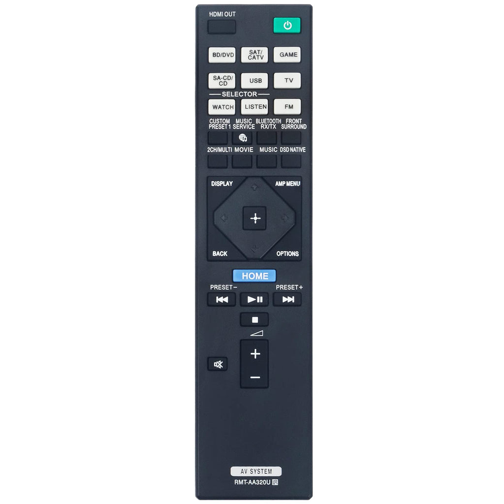  [AUSTRALIA] - RMT-AA320U Replacement Remote Commander fit for Sony Audio Video AV Receiver STR-DN1080 STR-ZA810ES STRDN1080 STRZA810ES