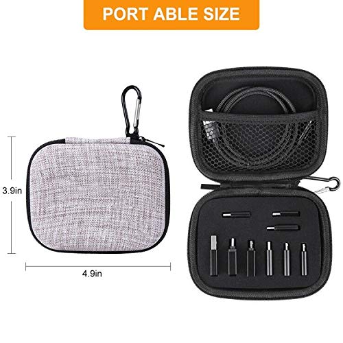  [AUSTRALIA] - 10Piece Type C Adapter Kit, Compatible with Micro-USB/Type-C/USB/1 -p Hone Cable,Foam Insert Travel Case with Carabiner, Includes USB Type C Cable