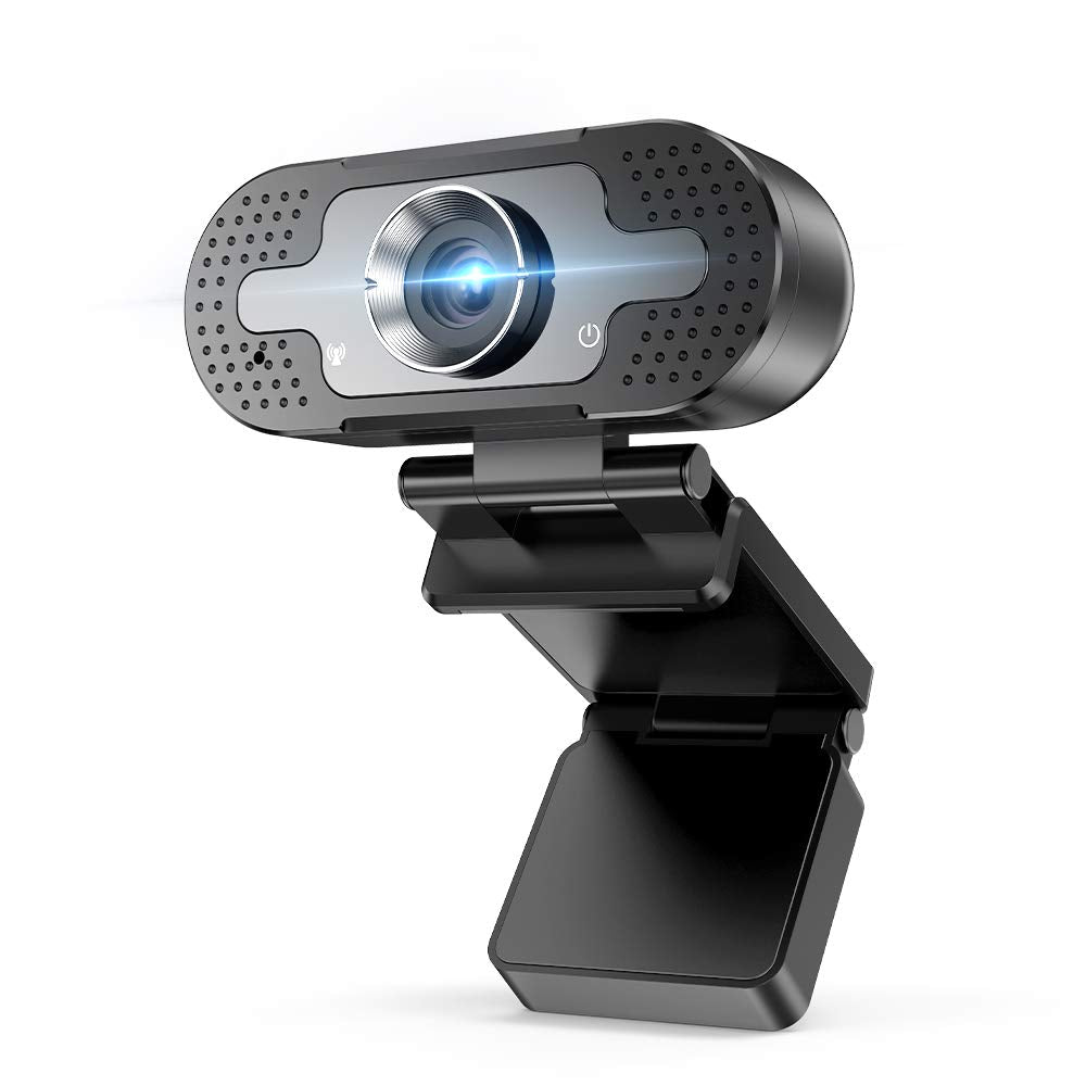  [AUSTRALIA] - 1080P Webcam with Microphone, wechi HD Webcam Anti-Spy, USB 2.0 Plug and Play, Web Camera for Windows/Mac OS PC, Live Streaming, Video Call, Recording, Online Classes, Game