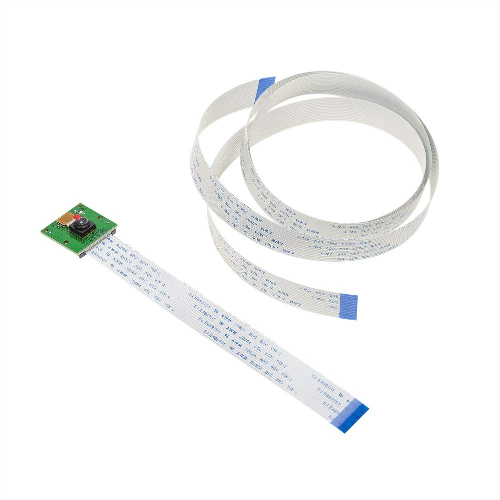  [AUSTRALIA] - Arducam Pi Camera, Octoprint Octopi Webcam, Monitor 3D Printer, 3.28FT/100CM Long Extension Flex Ribbon Cable for Raspberry Pi Fixed focus