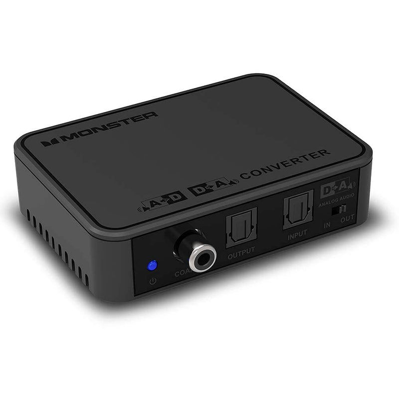  [AUSTRALIA] - Monacor Monster Combo Audio Converter Black (Digital/Analog)