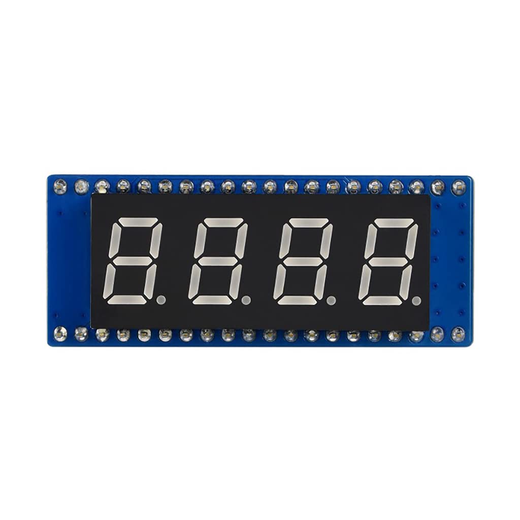  [AUSTRALIA] - 4-Digit 8-Segment Display Module for Raspberry Pi Pico Series, Based on 74HC595 Driver SPI-Compatible Direct Connect