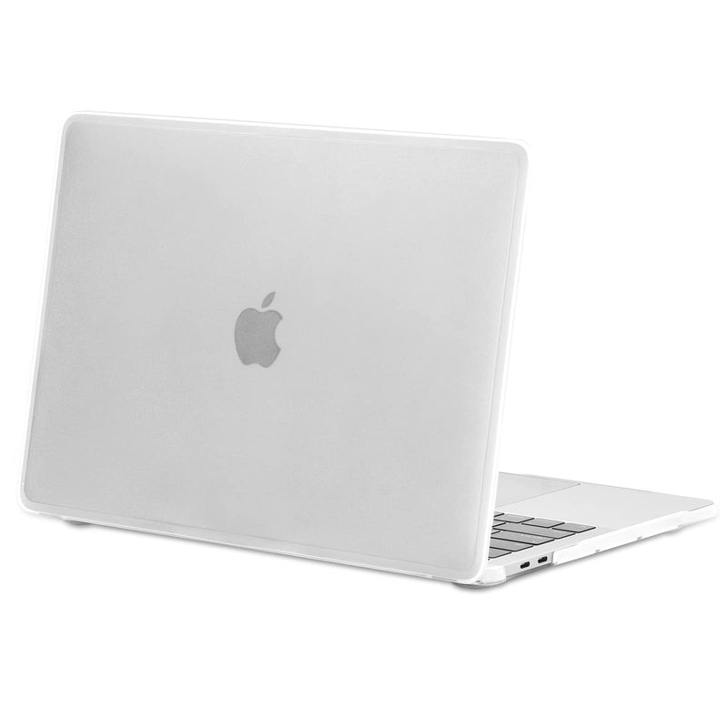  [AUSTRALIA] - BlueSwan Compatible with MacBook Pro 13 inch Case 2023-2017 A2338 M2/M1 A2289 A2251 A2159 A1989 A1706 A1708, Anti-Cracking and Anti-Fingerprint Hard Shell Case, Soft TPU Bumper + PC, Frosted Clear Frosted Clear (Clear Bumper)