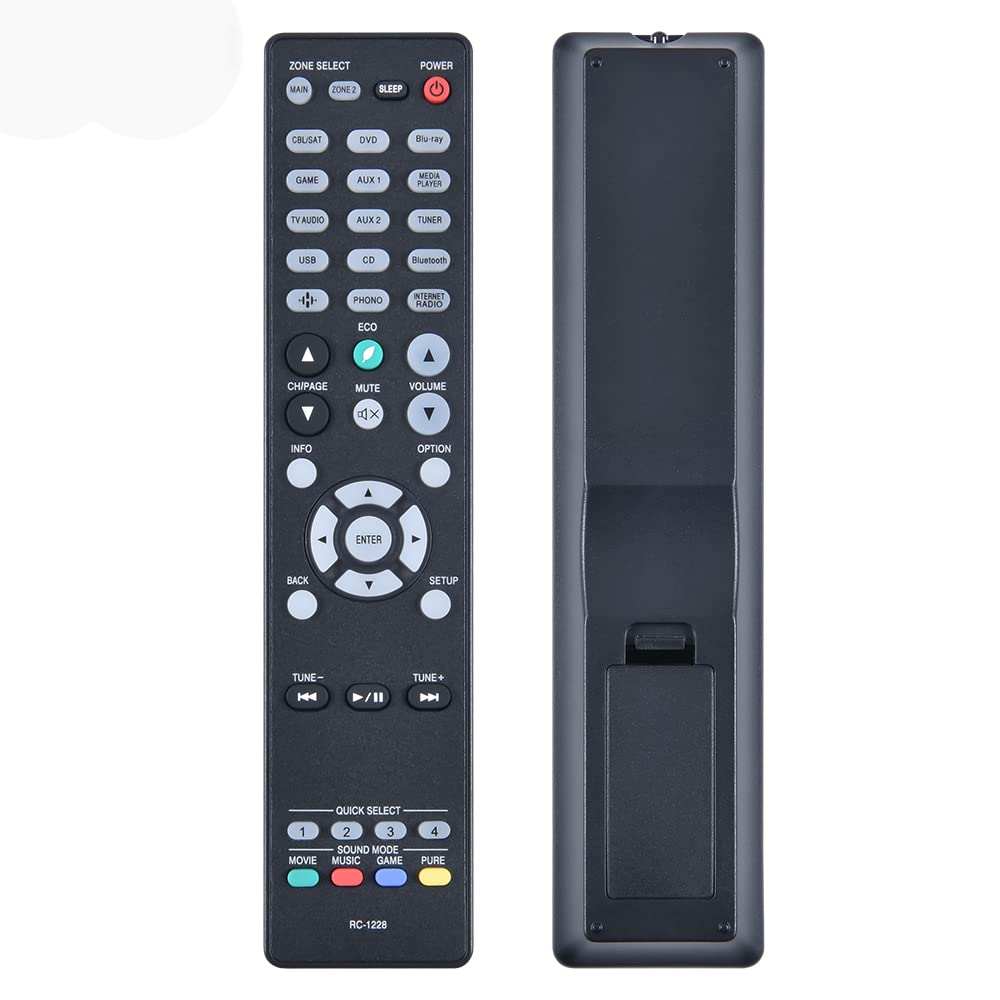  [AUSTRALIA] - RC-1228 Replacement Remote Control for Denon RC-1192 AVR-X3100W AVR-X2100W AVR-X2700H AVR-X1600H AV Receiver