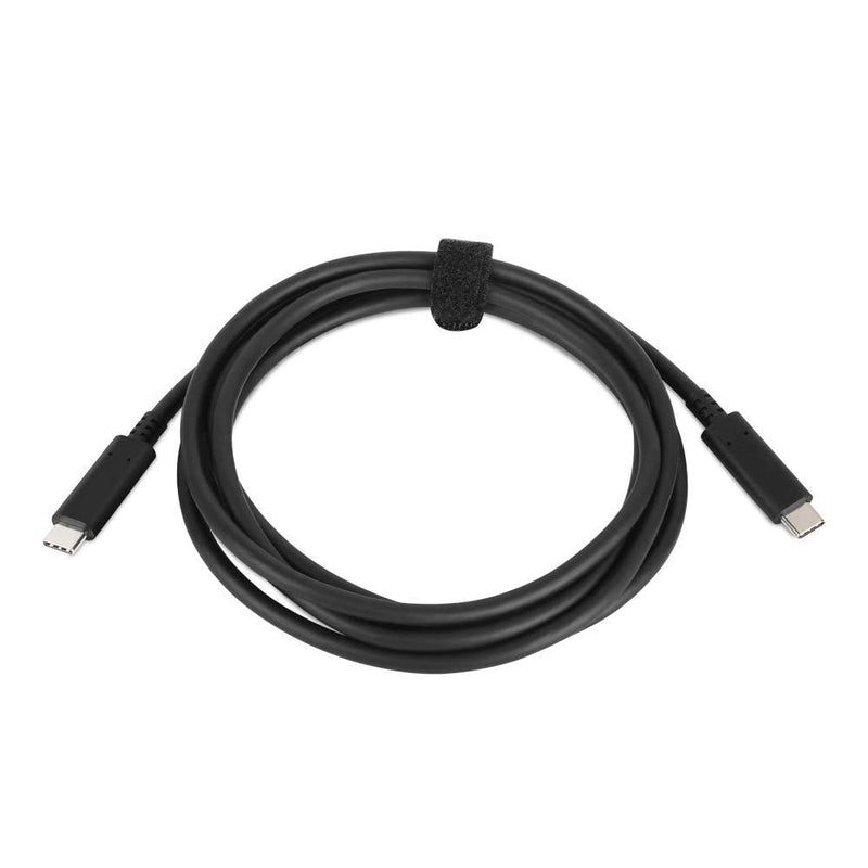  [AUSTRALIA] - Lenovo - USB Cable - 6.ft - 24 Pin USB-C (M) to 24 Pin USB-C (M) - Black - for 100E, 330S-14Ast, 720S Touch-15Ikb and More