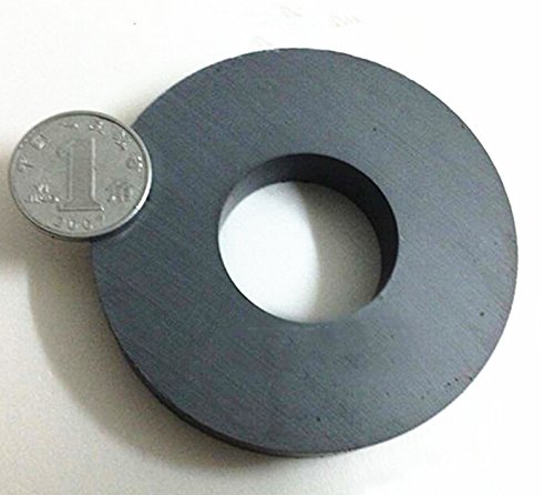 Ferrite Ring Magnet, 4In Dia, Ceramic for Science Experiment - LeoForward Australia