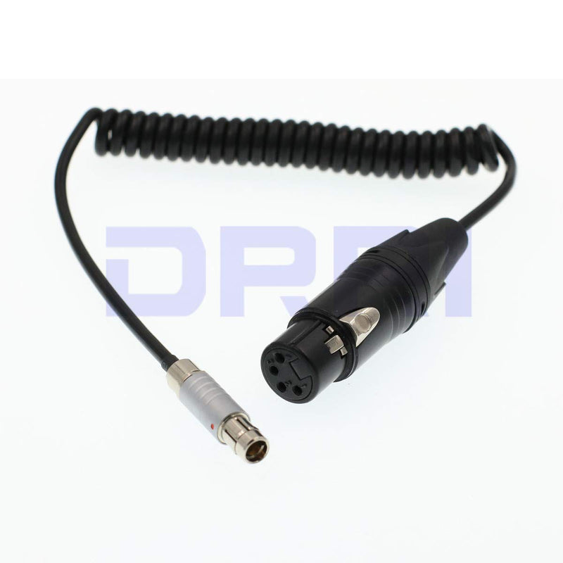  [AUSTRALIA] - DRRI 3-Pin RS Male to 4-Pin XLR Female Power Cable for ARRI Alexa Camera