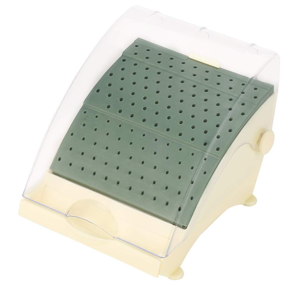  [AUSTRALIA] - 142 Holes Dental Bur Holder Case Disinfectant Box Autoclave Sterilizer Case with Pull-Out Drawer for Holding Dental Burs