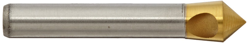 KEO 53510 Cobalt Steel Single-End Countersink, TiN Coated, 82 Degree Point Angle, Round Shank, 1/4" Shank Diameter, 5/16" Body Diameter - LeoForward Australia