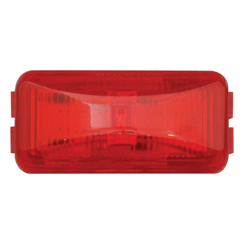  [AUSTRALIA] - Grand General 76412 Fleet Series Red Small Rectangular LED Sealed Marker/Clearance Light Red/Red Light Only