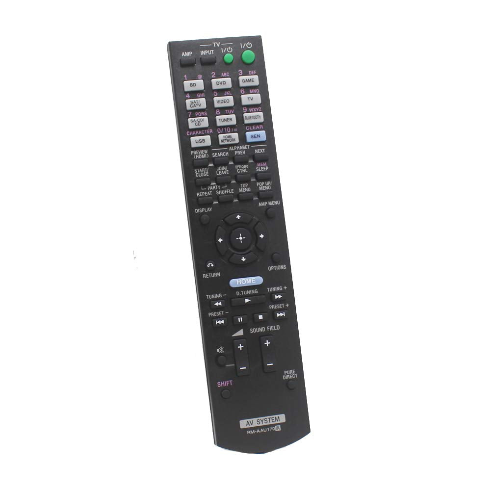  [AUSTRALIA] - Replacement Remote Control Compatible for Sony STR-DN840 RMAAU170 149205111 STR-DH540 STR-DH740 STR-DH550 Audio/Video AV Receiver Home Theater System