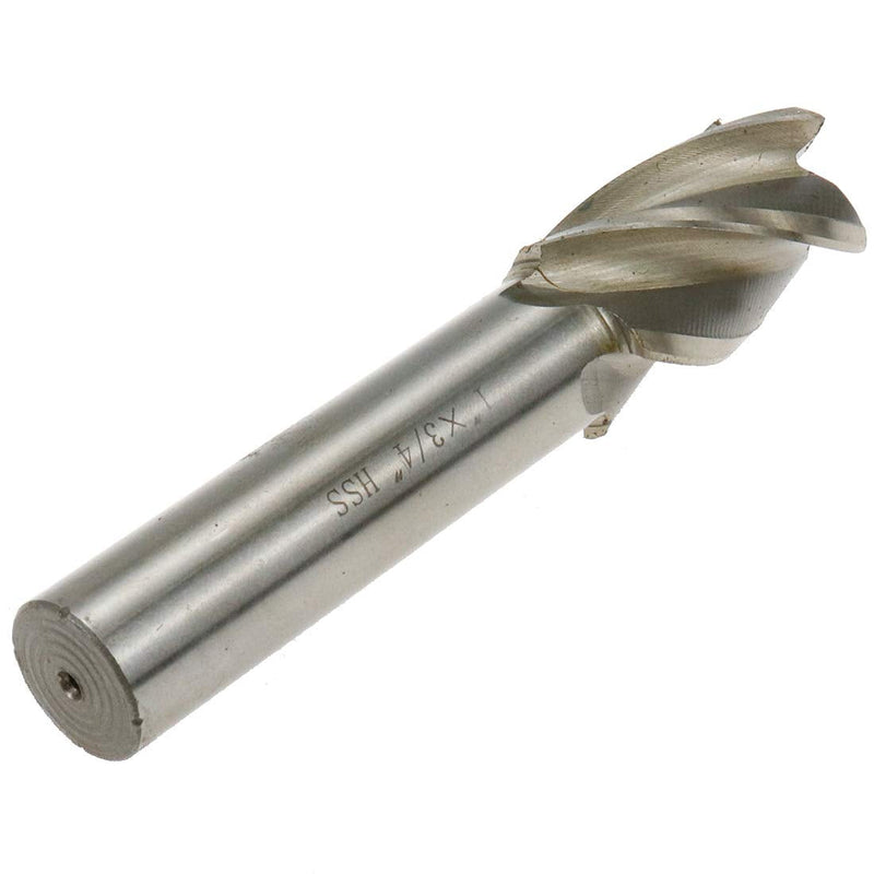  [AUSTRALIA] - Rannb End Mill 1" Cutting Dia 3/4" Shank Dia Straight Shank 4 Flute End Mill Drill Bit 1"×1" 1pcs