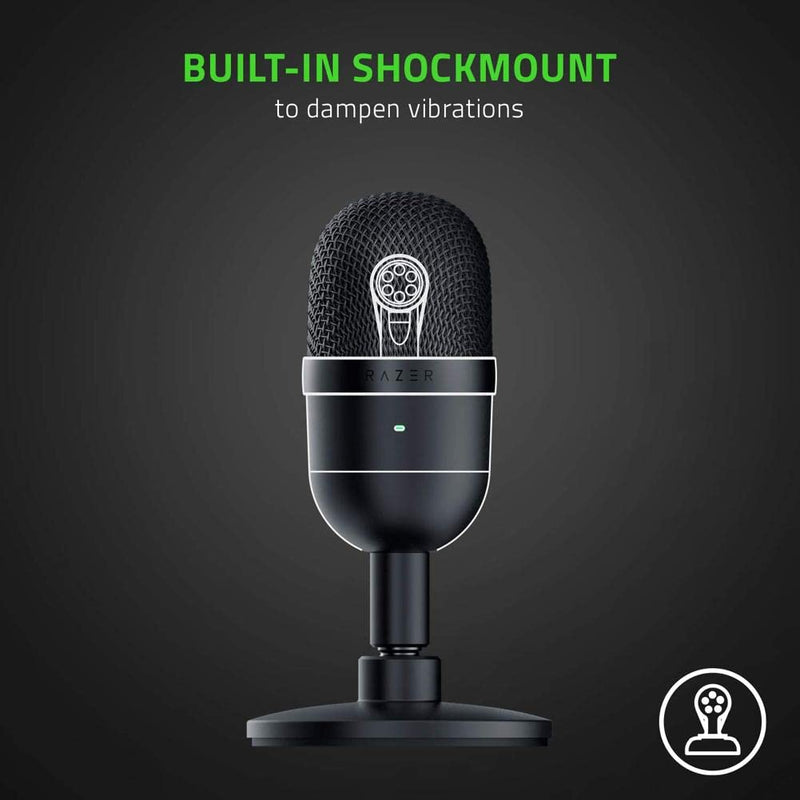  [AUSTRALIA] - Razer Seiren X USB Streaming Microphone: Professional Grade - Built-in Shock Mount - Supercardiod Pick-Up Pattern - Anodized Aluminum - Classic Black