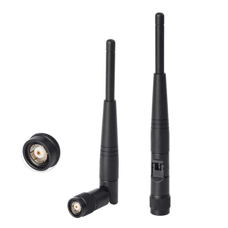 Eightwood 5dBi 2.4GHz WiFi Antenna RP-TNC Male Antennas (2-Pack) Compatible with Trimble Robotic Total Stations, Wireless Router Linksys WRT54G WRT54GL WRT54GS WAP54G 2-pack - LeoForward Australia