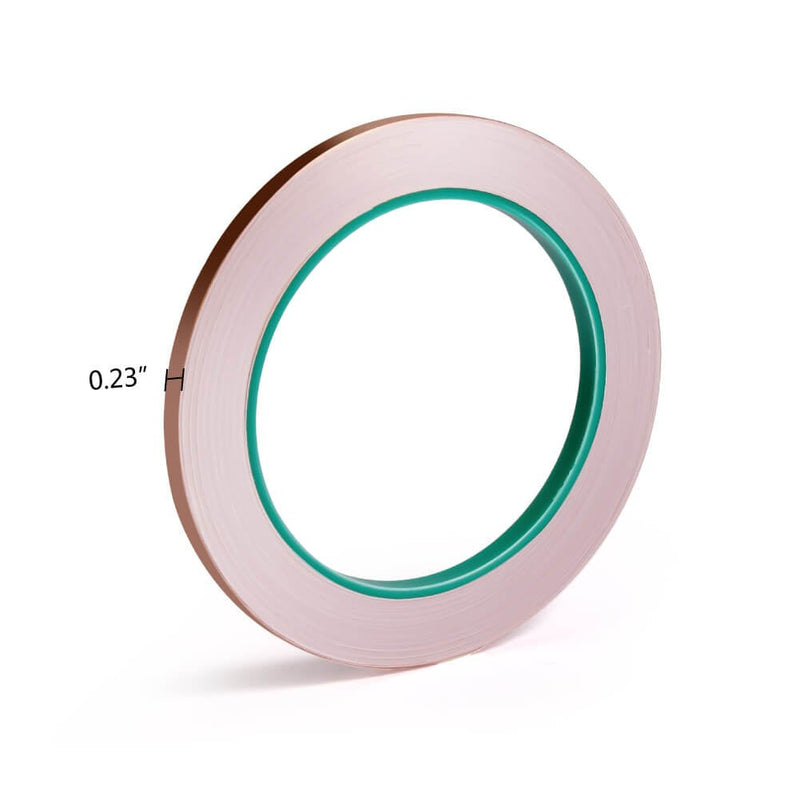  [AUSTRALIA] - Selizo 6 Pack Copper Foil Tape with Conductive Adhesive for EMI Shielding, Paper Circuits, Electrical Repairs, Grounding