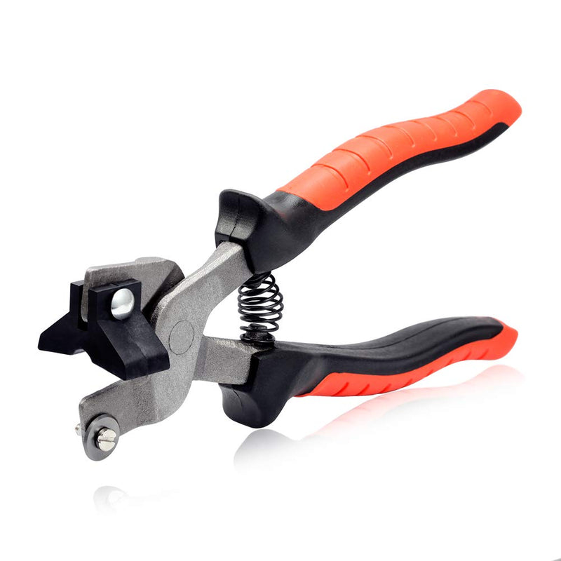  [AUSTRALIA] - SPEEDWOX Mosaic Nippers 8" Tile Nippers with Strong Plastic Breaker Bar Scoring Wheel for Cutting Porcelain Ceramic Mirror Professional Glass Cutters Score Tile Tool Heavy Duty Fathers Day Gifts