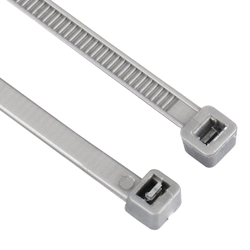  [AUSTRALIA] - Baomain Plastic Nylon Zip Cable Ties Self Locking 8 inch Gray 4.5mm 5x200 Pack of 100