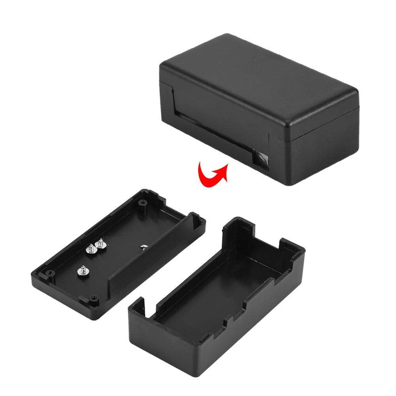  [AUSTRALIA] - Durable Protective Shell Enclosure Box Case for Raspberry Pi Zero, Plastic Housing Cover(Black) Black