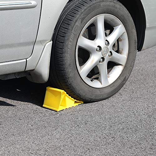 Pr1me Wheel Chocks, Non Slip Base, Suitable for Most Tyre Sizes, Ideal chocks for RV, Trailer,Without Rope, Helps Keep Your Trailer RV in Place (Pack of 2) - LeoForward Australia
