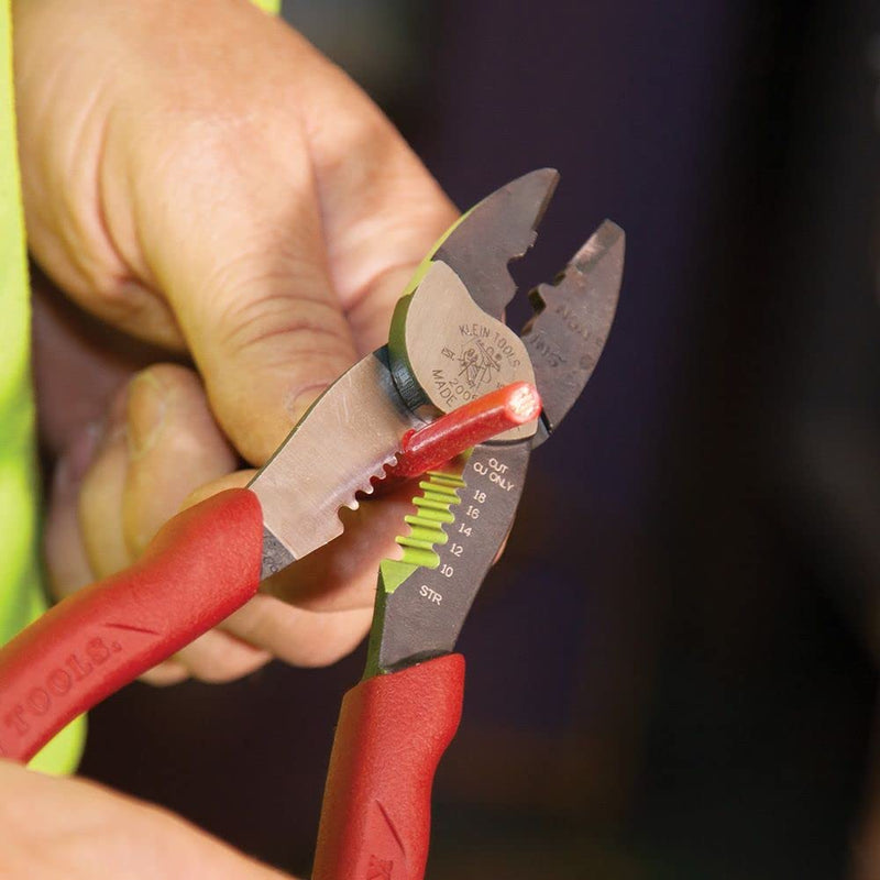  [AUSTRALIA] - Klein Tools 2005N Wire Cutter, Stripper, Crimper Tool, Strips 10-18 AWG Stranded, Crimps 10-22 AWG Terminals, with Shear Cutter