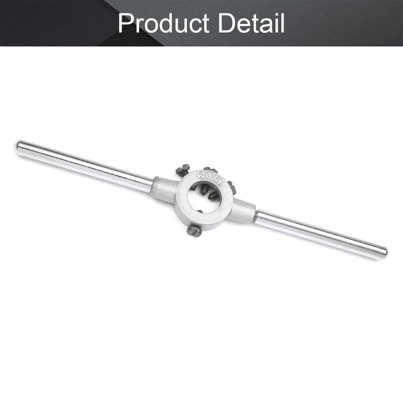  [AUSTRALIA] - Utoolmart Die Stock Handle Wrench 20mmx5mm M3-M4 Metric Round Die Holder 1Pcs M3-4 1pc