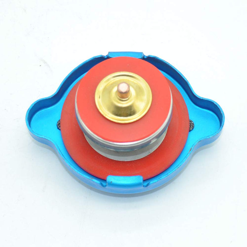  [AUSTRALIA] - s-medified Universal Truck Water Tank Thermostatic Radiator Cap Cover with Temperature Gauge Meter Accessories 0.9 Bar