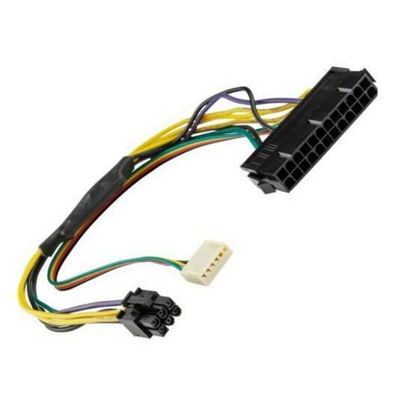  [AUSTRALIA] - GinTai 12" ATX Main 24-Pin to 6-Pin PSU Power Adapter Cable 18AWG Replacement for HP Z240/for HP EliteDesk 800