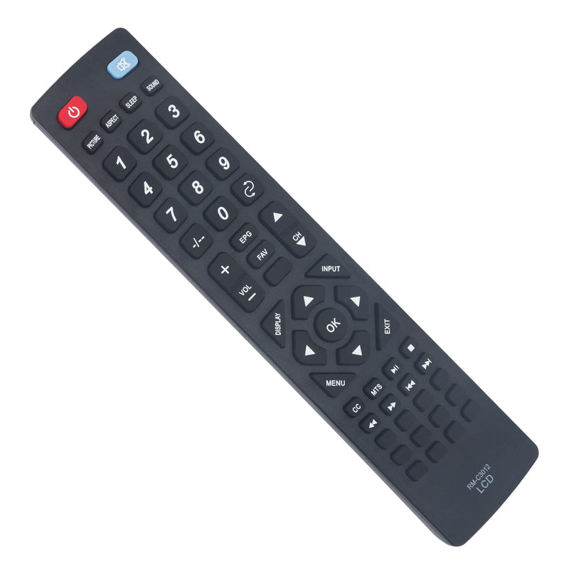 RM-C3012 Remote Control Replacement - WINFLIKE RMC3012 Replaced Remote Control fit for JVC 4K UHD LED TV LT-42UE75 LT-55EM76 LT-55EM76.AAE LT42UE75 LT55EM76 RM C3012 Remote Controller - LeoForward Australia