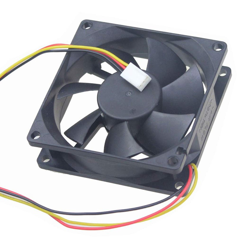  [AUSTRALIA] - GDSTIME 80mm 8cm CPU Fan, 80mm x 25mm Brushless DC 12V 3PIN Brushless PC Computer Case Cooling Fan