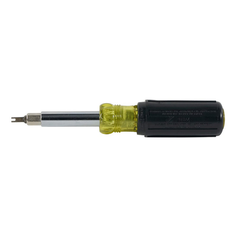  [AUSTRALIA] - Klein Tools 32527 Multi-Bit Screwdriver / Nut Driver, 11-in-1 with Phillips, Slotted, Square, and Schrader Bits and Nut Drivers